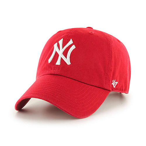47브랜드 빅로고 NY 양키스 클린업 볼캡 레드 /모자/MLB/ RD