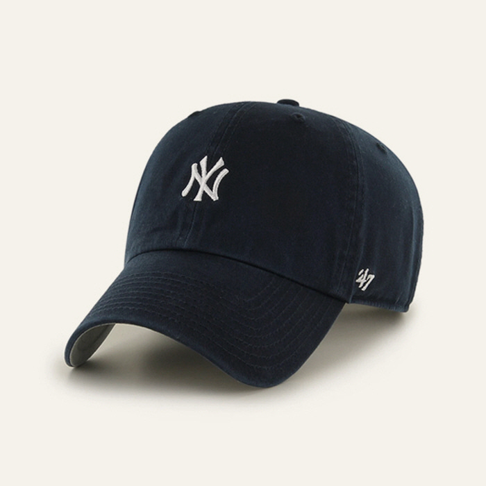 47브랜드 스몰로고 NY 양키스 클린업 볼캡 네이비 /모자/MLB/ NY